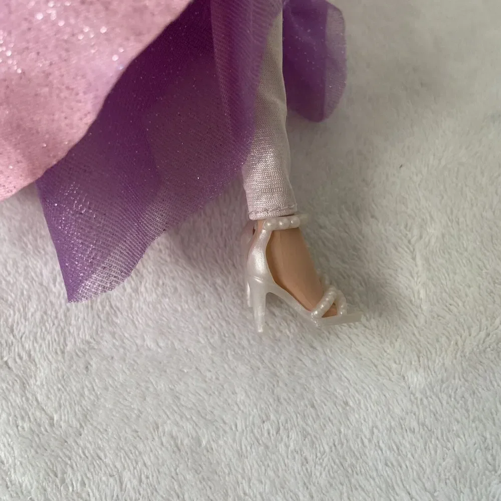 Disney Princess Ariel Belle Style Series Doll Lot 2 Set Eyelashes Shoes Mermaid
